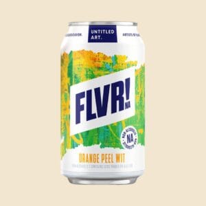 FLVR orange peel wit na beer market untitled art