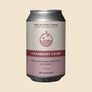 abv beverage cranberry crisp non alcoholic beer