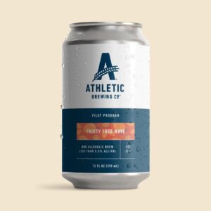 athletic brewing fruity free wave ipa on the na beer market