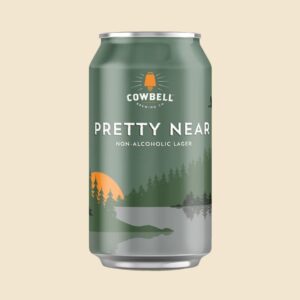 cowbell brewing pretty near non alcoholic lager na beer market