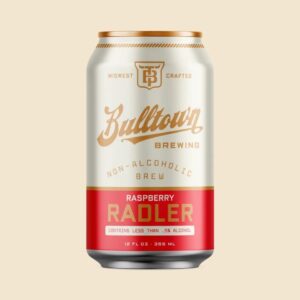 bulltown brewing non alcoholic raspberry radler na beer market