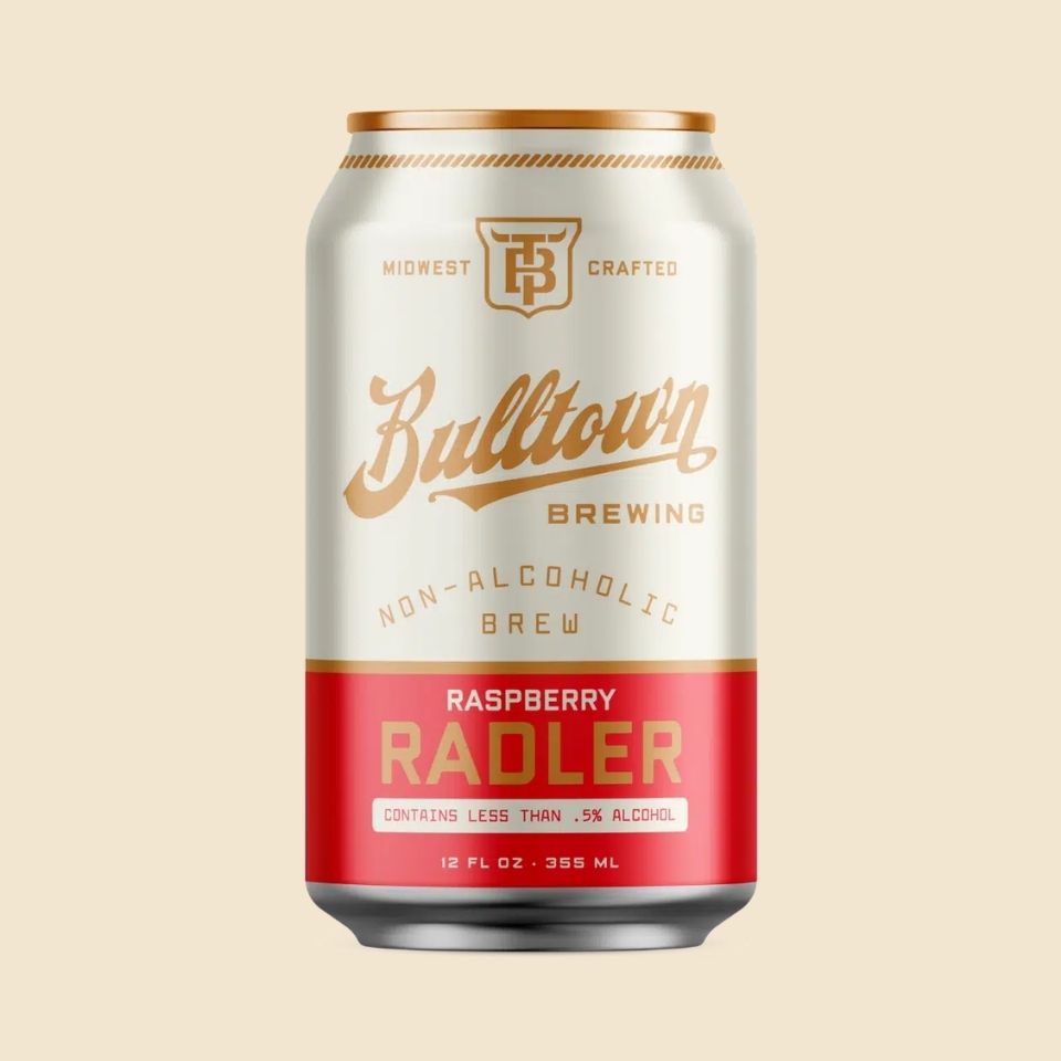 bulltown brewing non alcoholic raspberry radler na beer market