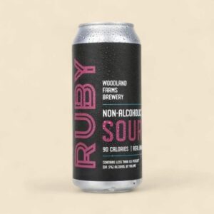 woodland farms brewery non alcoholic ruby sour na beer market